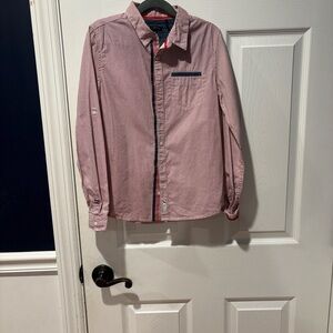 Ikks Red and Blue Patterned Shirt